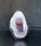 Huge Amethyst Geode Cave, 8 inches Amethyst Self Standing Cluster
