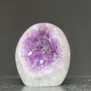Incredible Deep Purple Amethyst Stone, Egg shaped crystal piece, AAA amethyst quality Oval Full polished Crystal