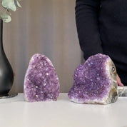 Set of 2 Huge Pieces Galaxy Amethyst Stone (4 Lb weight)