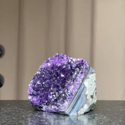 Amethyst birthstone for February Large crystals self standing amethyst
