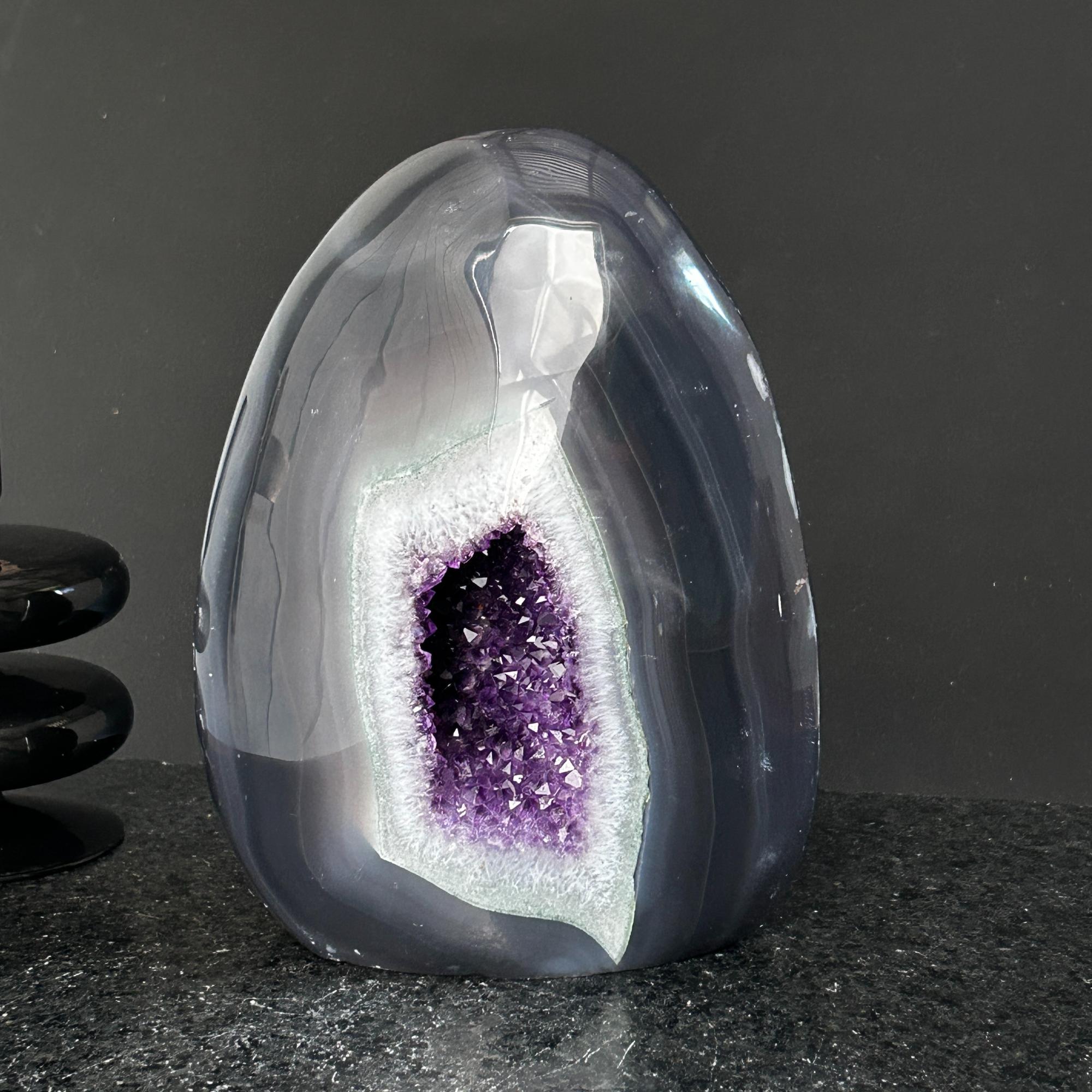 black agate egg