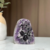 Large Amethyst Crystal Stone, Deep Purple Uruguayan Amethyst Geode , Anniversary Gift for Collectors