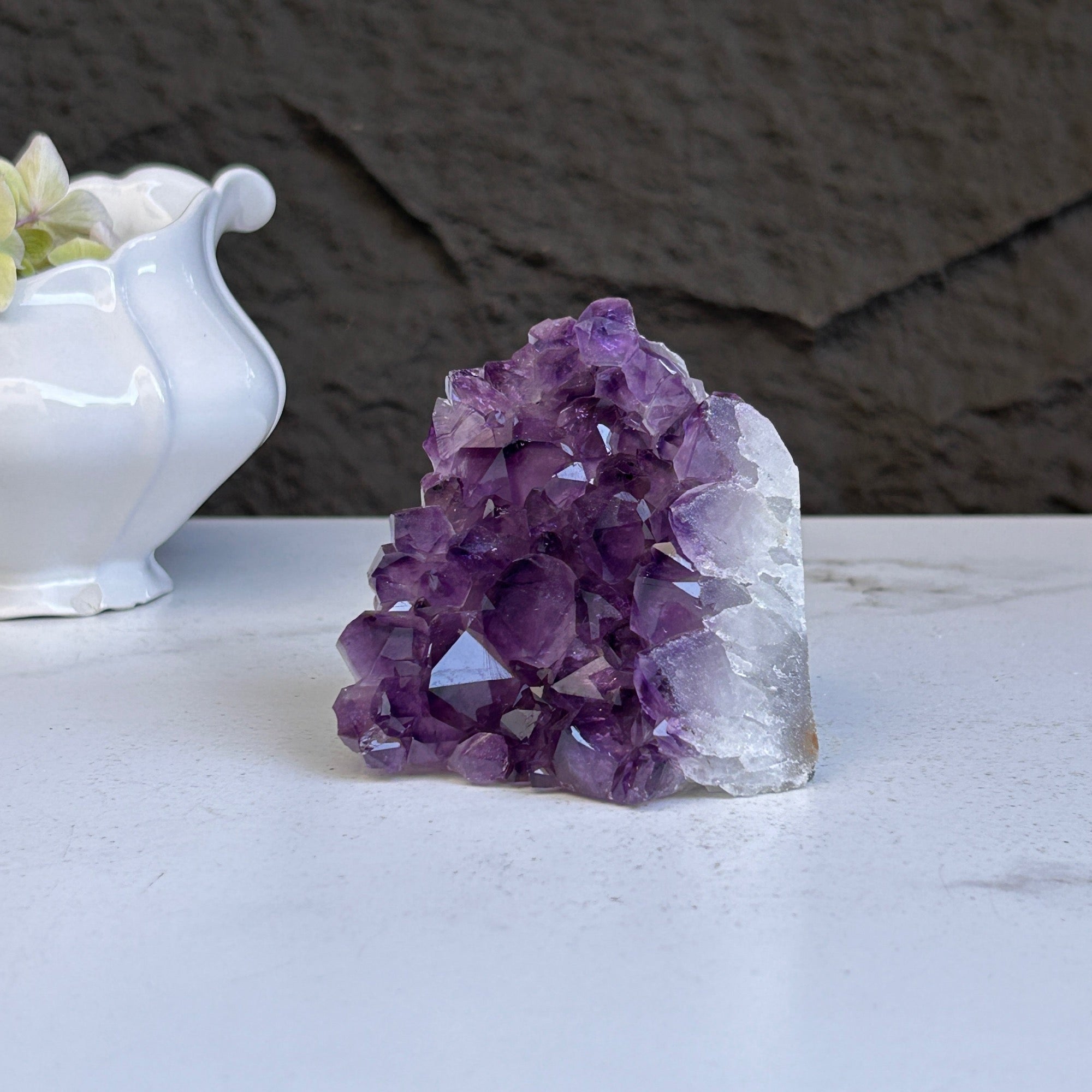 Large crystals, Amethyst geode, Anxiety relief, Stay safe gift