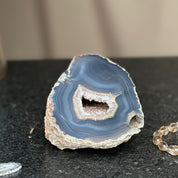 Large Quartz Geode Cave with Agate edges, Unique Home Decor Crystal, High Quality Quartz, Crystal centerpiece