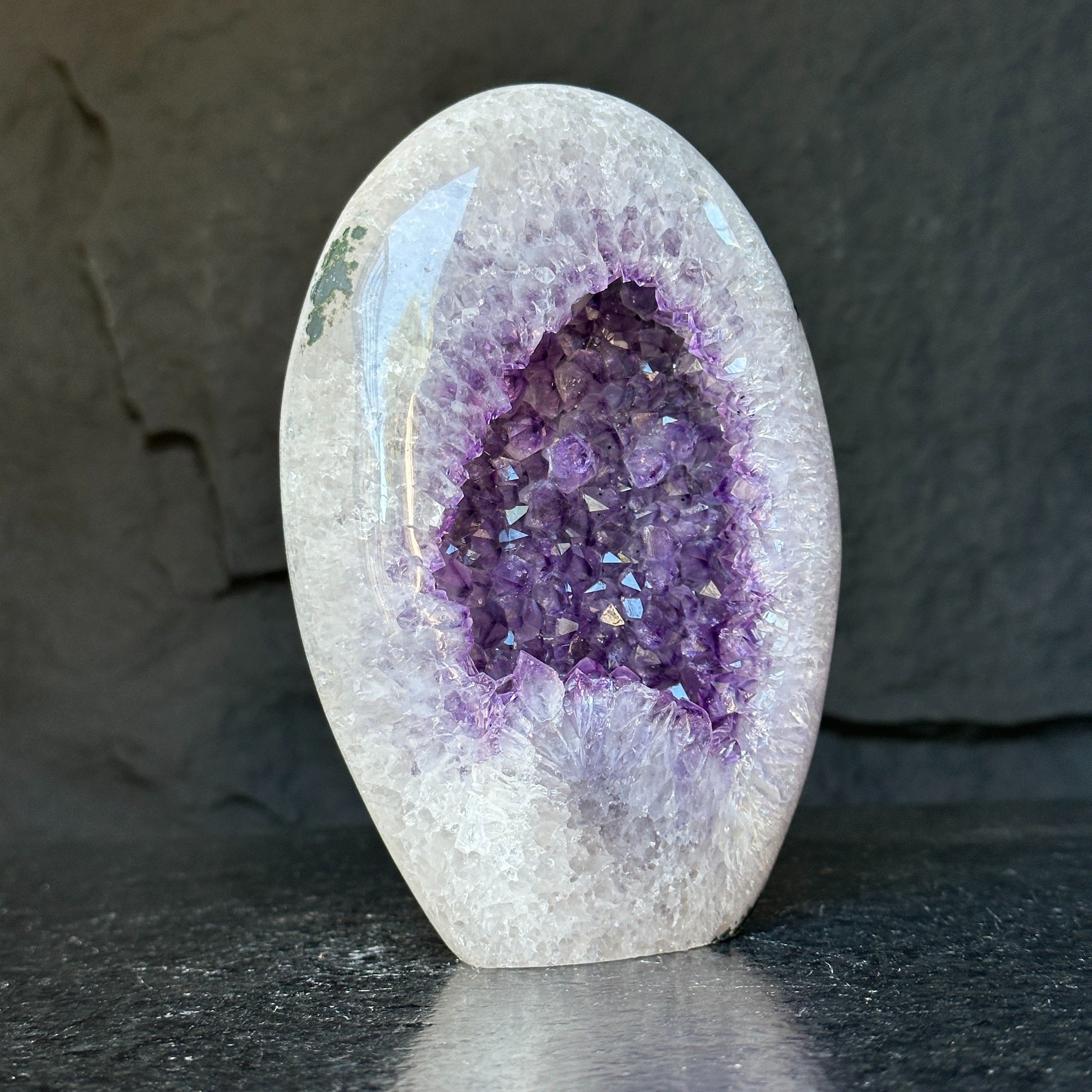 Amethyst Geode Cave, Large Cave shaped, wonderful piece for collectors, Full polished, Stunning decor Crystal