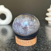 Amethyst and Agate Sphere, Open Crystal ball