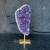 Incredible Crystal with Display Stand, Large Quartz, Amethyst geode on stand