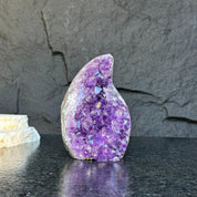 Large Amethyst geode, Unique crystal cluster with Agate formations
