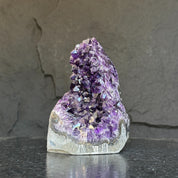 Galaxy amethyst geode, Deep Purple natural amethyst