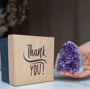 Amethyst anniversary gift BOX