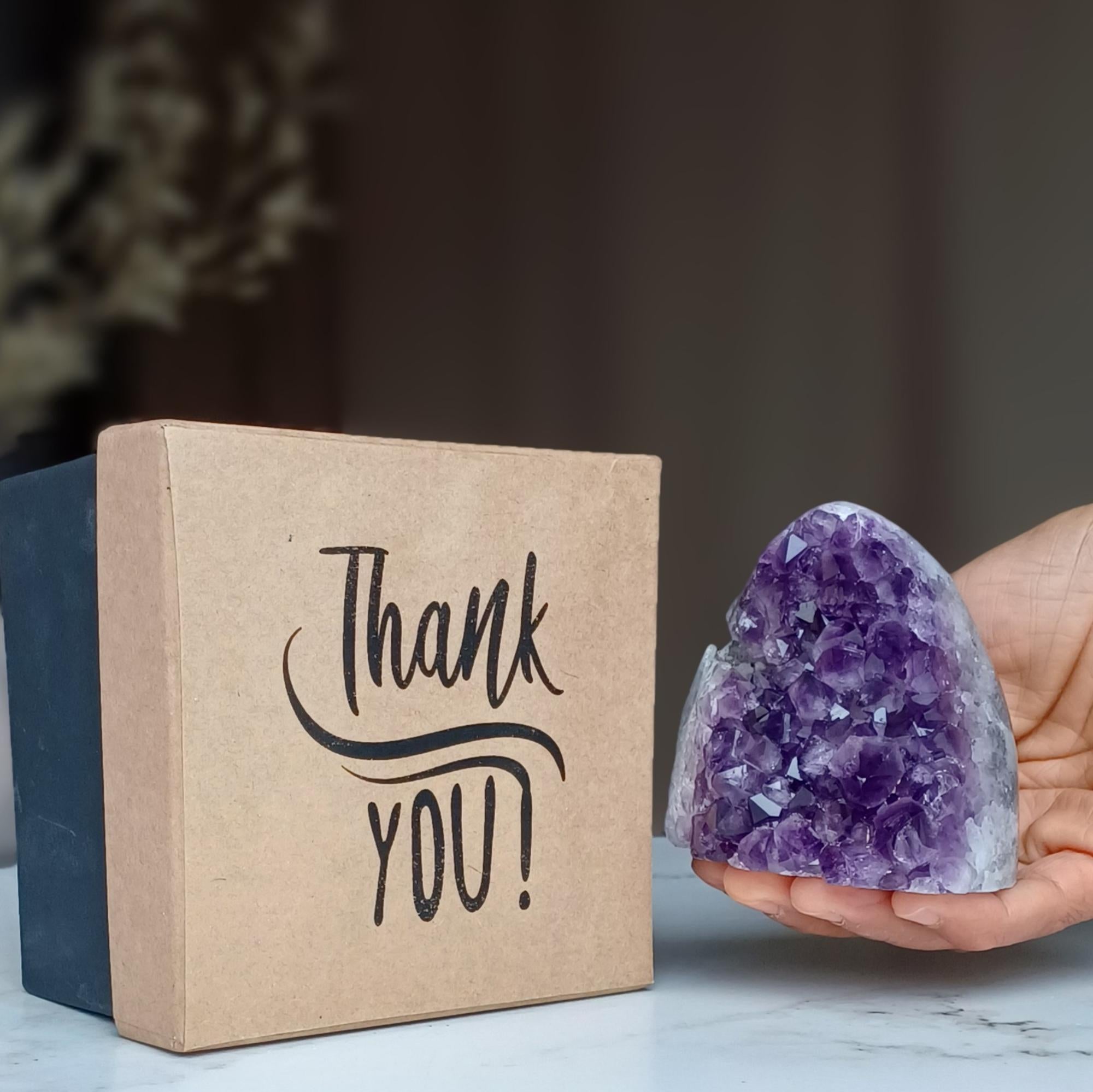 Amethyst anniversary gift BOX