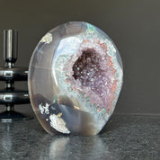 Amethyst Geode Cave, Large Cave shaped, wonderful piece for collectors, Full polished, Stunning decor Crystal