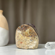 2 Lb Amethyst geode Unique raw crystal cluster, Deep Purple Project Amethyst crystal