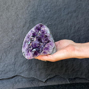 3 Lb Amethyst Cave Geode, 4.5 in tall Huge Crystal Cluster for Collectors