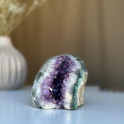 Large crystals Amethyst geode, Unique crystal cluster with FREE GIFT BOX