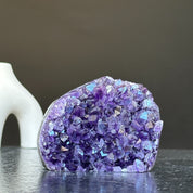 Amethyst cave, crystal purple amethyst