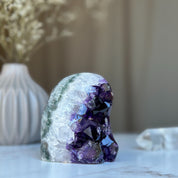 Cut Base Amethyst, Self Standing Crystal Cluster, Free Standing Amethyst