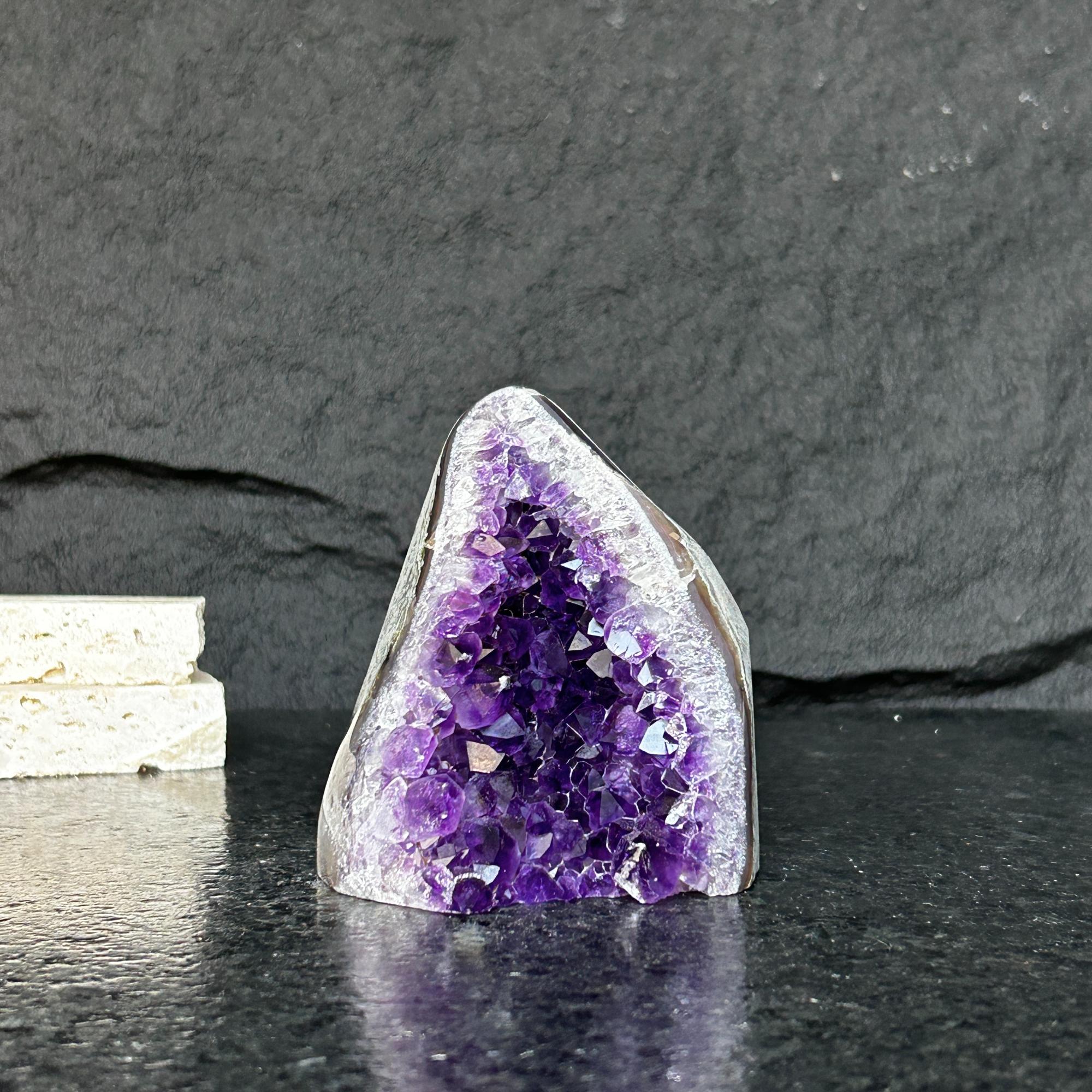 Large crystals, Amethyst geode, Anxiety relief, Stay safe gift