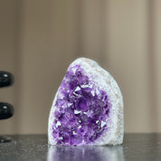 Cathedral Amethyst geode, Unique raw amethyst cluster