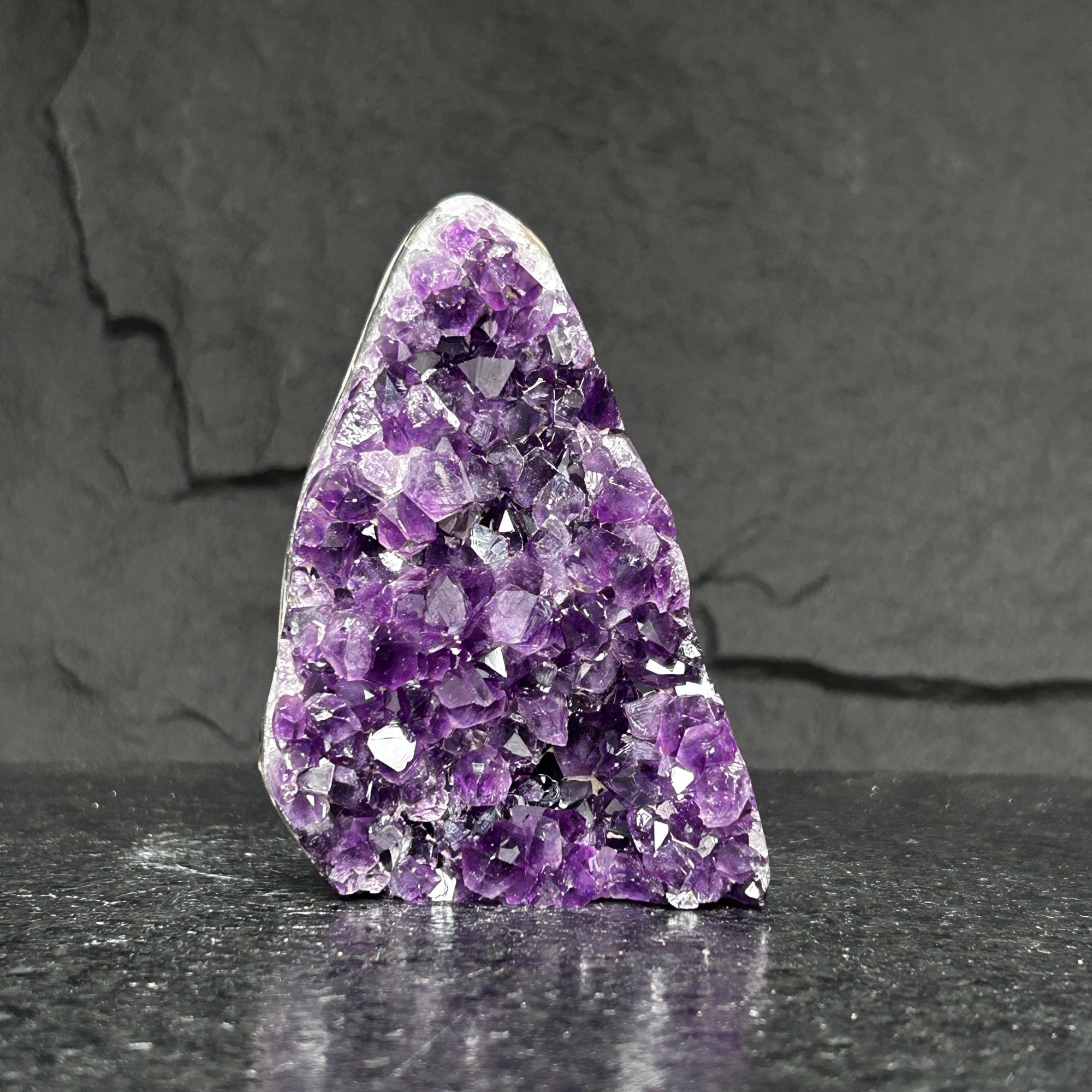 Large Amethyst geode, Unique crystal cluster with Agate formations