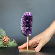 Amethyst, Stunning self standing amethyst with sparkly huge crystals points, Beautiful natural amethyst