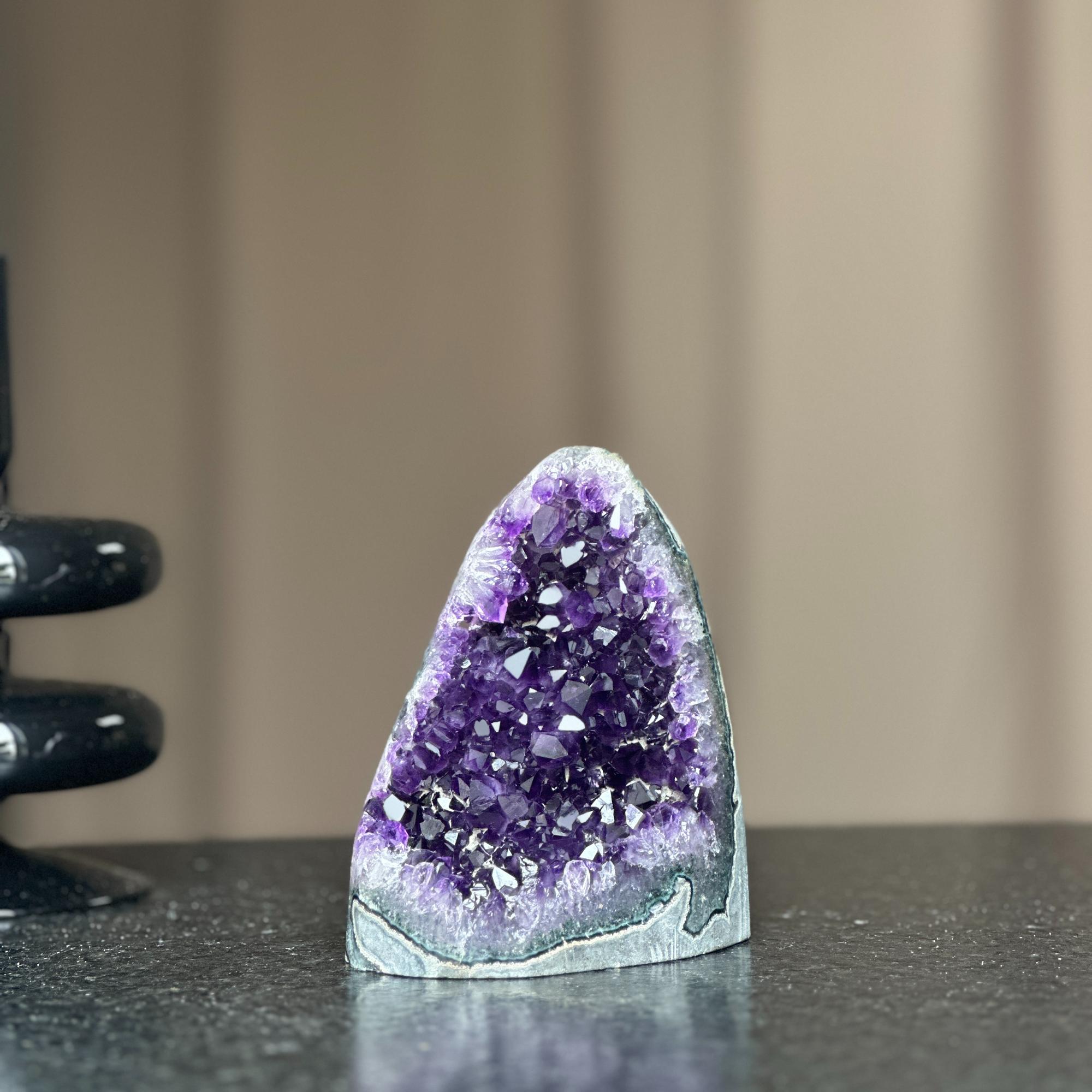 Large amethyst geode with FREE GIFT BOX, Mindfulness gift