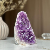 Amethyst geode, Unique raw crystal cluster, Crystal Gift