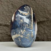 Agate & Amethyst Quartz Crystal Egg Cave