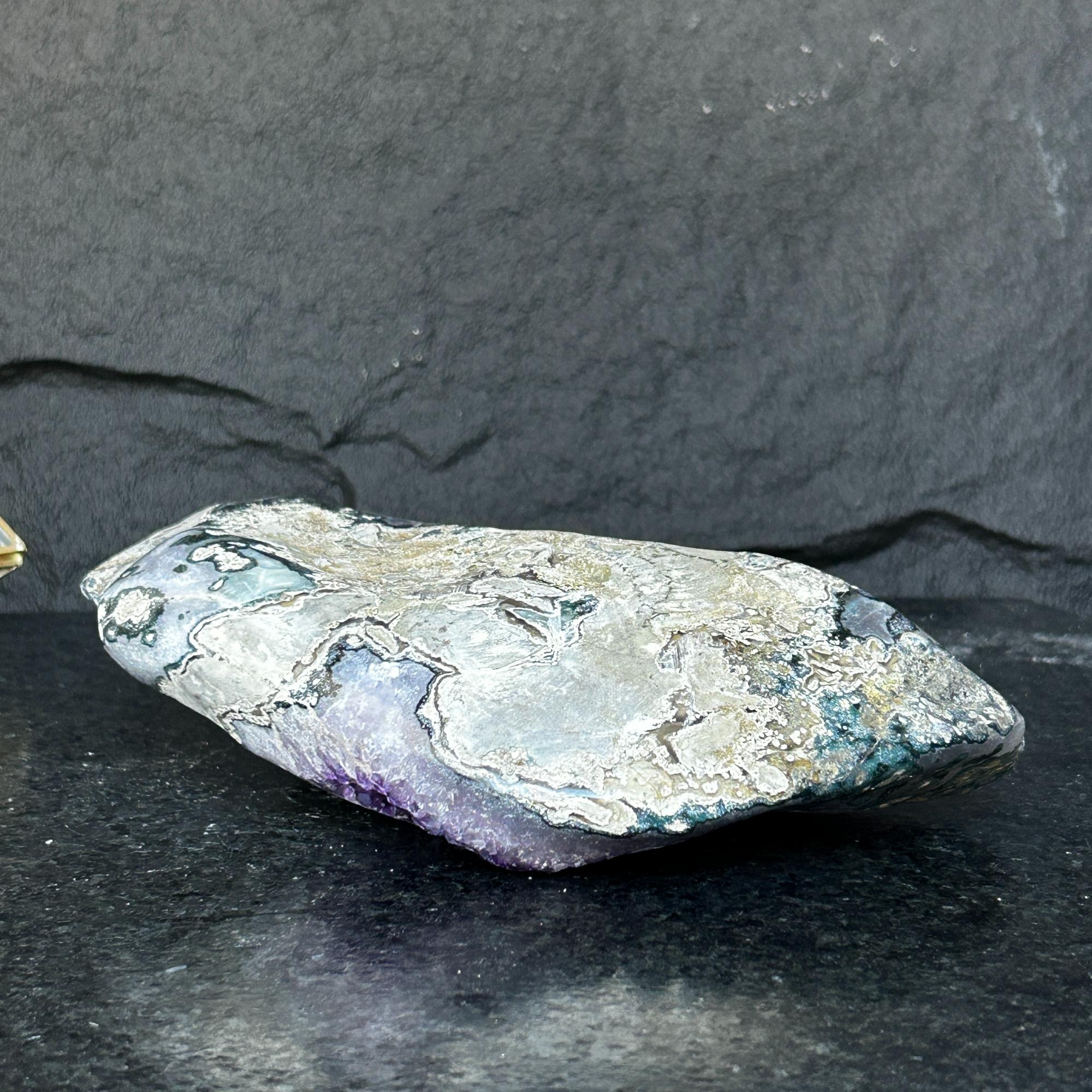 Amethyst and Agate Geode Cave, Large Cave shaped, wonderful piece for collectors, Full polished, Stunning decor Crystal