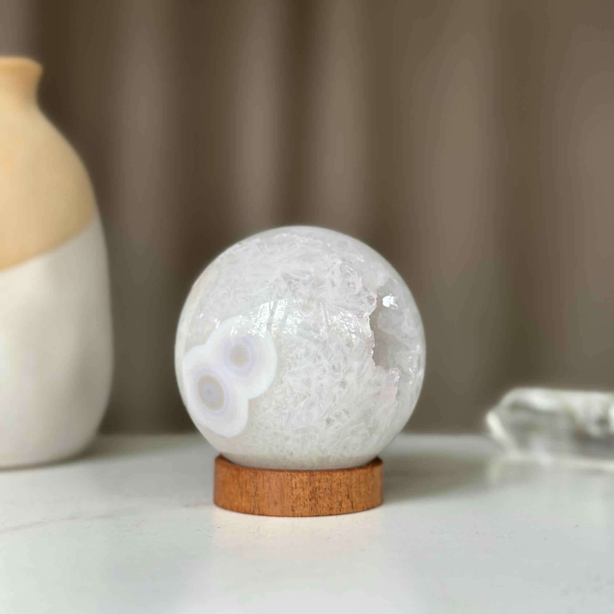 Amethyst Sphere, Open Crystal ball