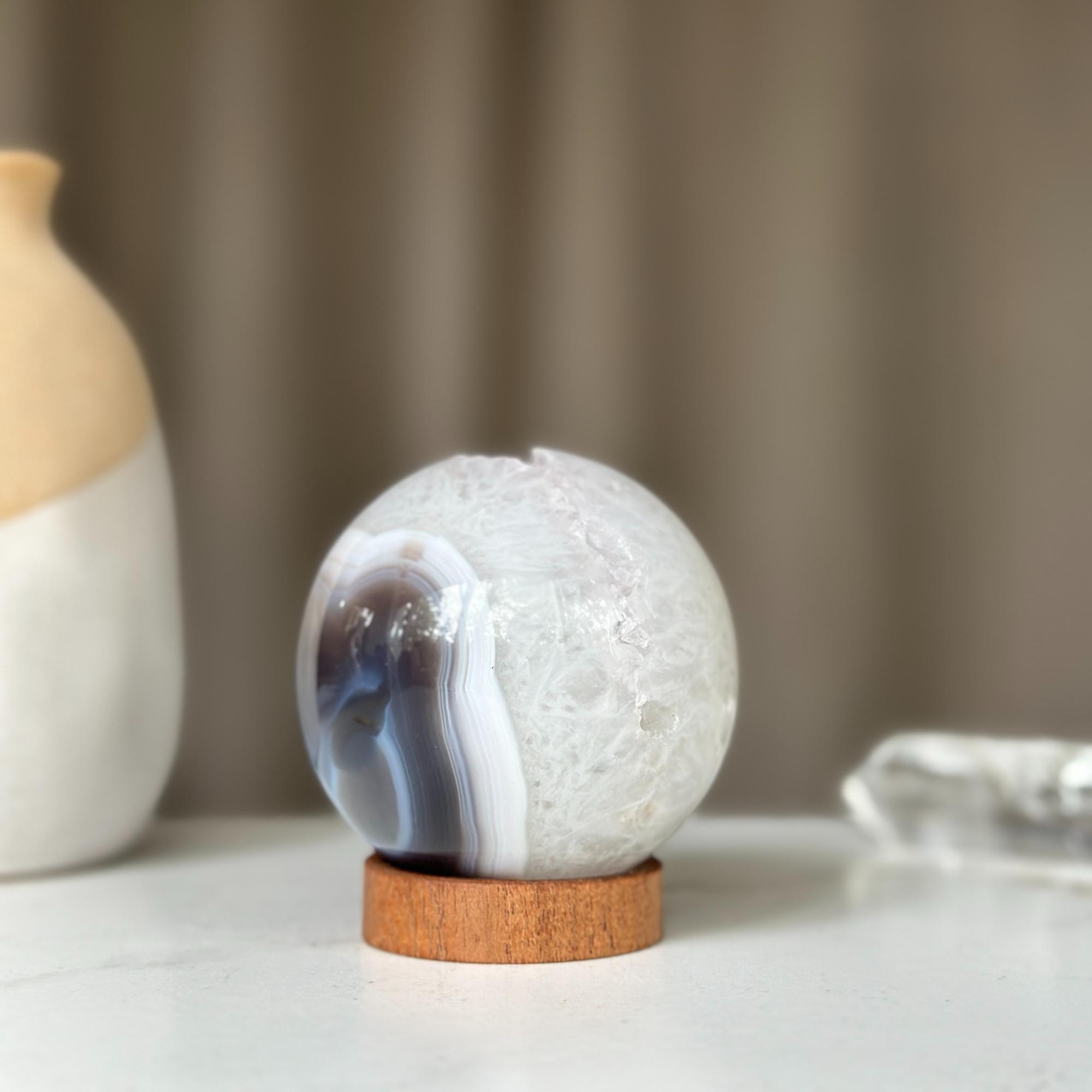 Amethyst Sphere, Open Crystal ball