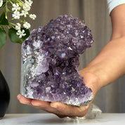 Amethyst cathedral, Stunning self standing amethyst with sparkly huge crystals points, Beautiful natural amethyst