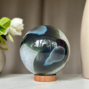 Top grade amethyst sphere, Geode sphere, Druzy sphere, amethyst and agate ball