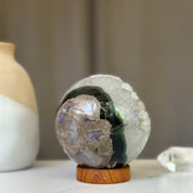 Amethyst Geode Sphere, Crystal Ball, Open Sphere, Extra large sphere