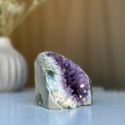 Large crystals Amethyst geode, Unique crystal cluster with FREE GIFT BOX