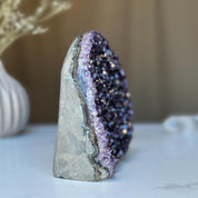 Large Amethyst Crystal Stone, Deep Purple Uruguayan Amethyst Geode , Anniversary Gift for Collectors