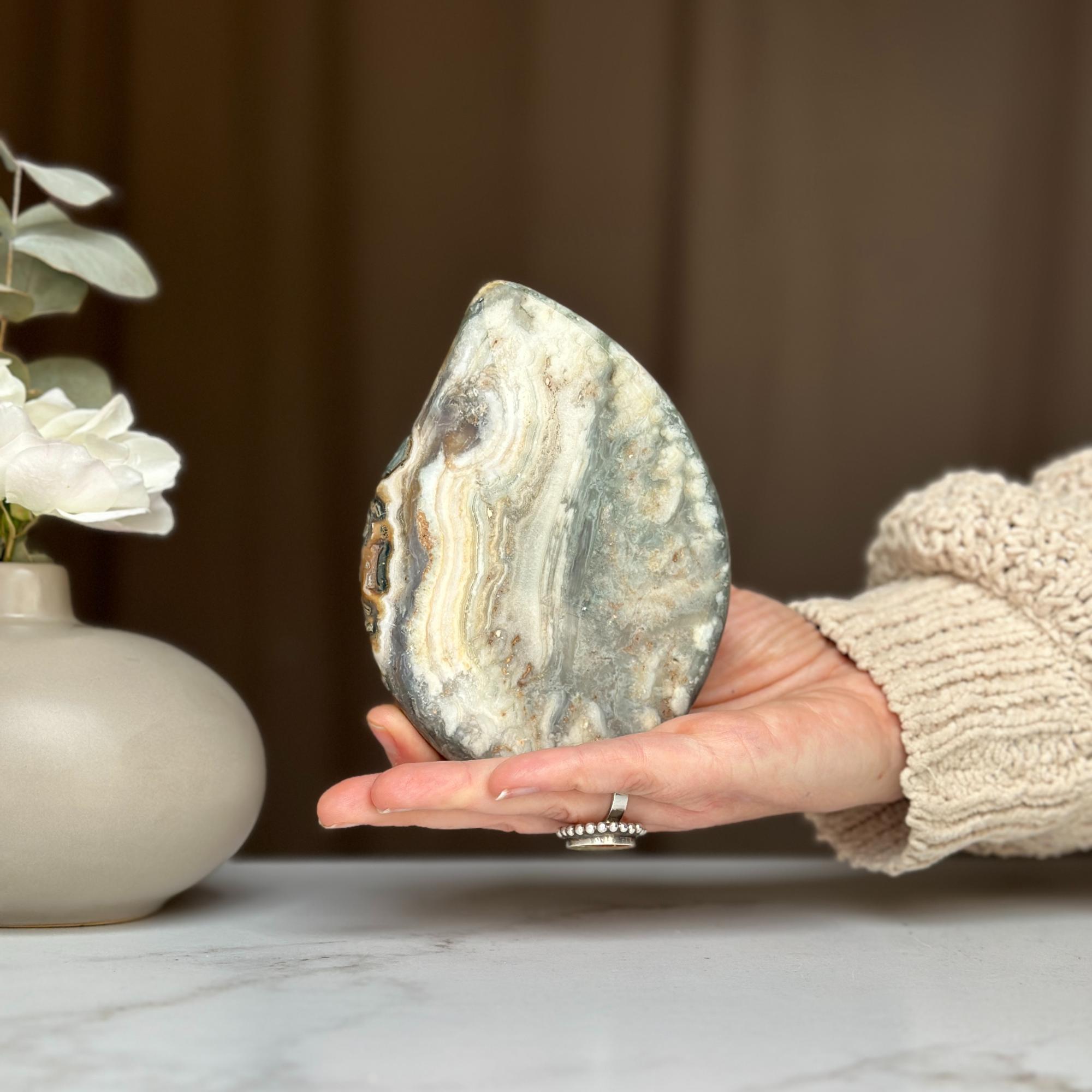 Agate flame, Crystal flame for decoration
