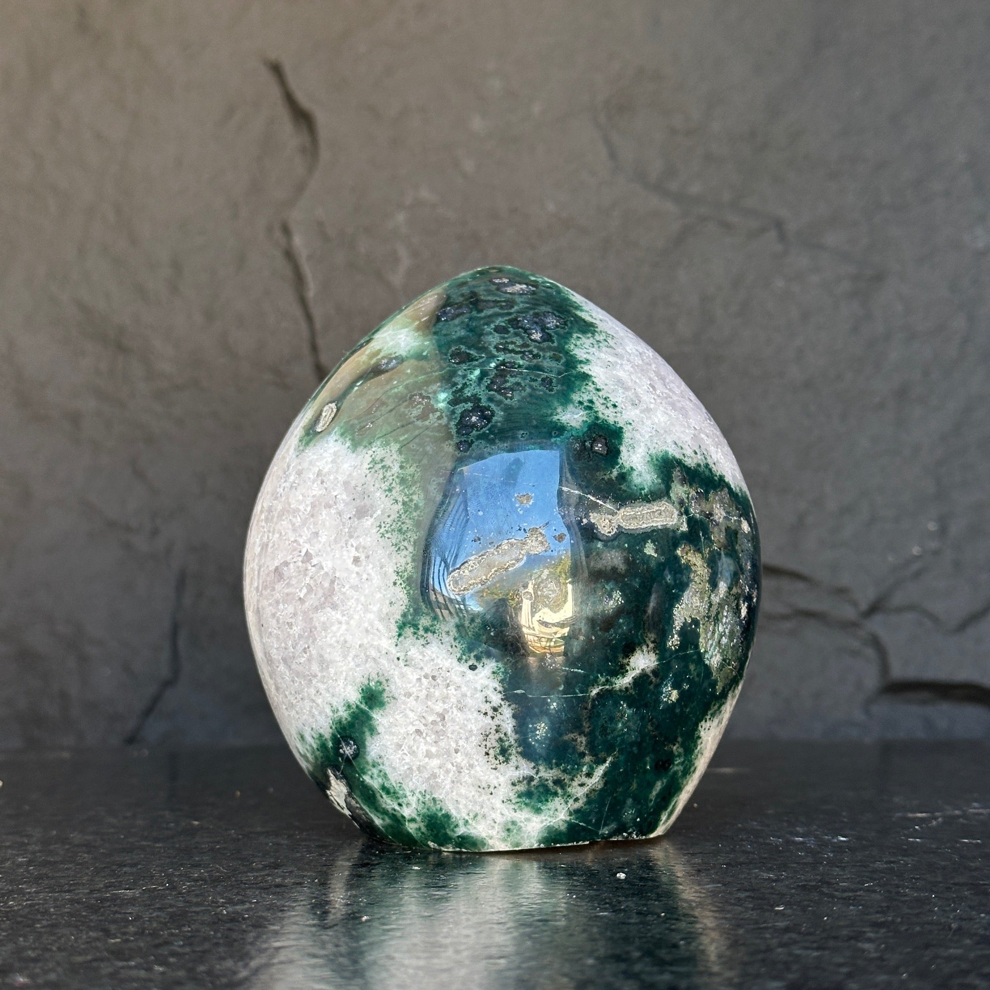 Crystal Geode, home decor with crystals, quartz and amethyst find, Amethyst with agate egg shaped