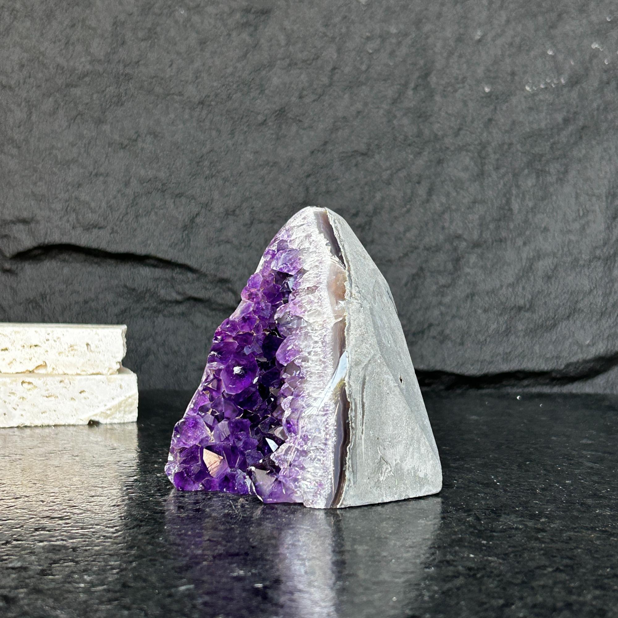 Large crystals, Amethyst geode, Anxiety relief, Stay safe gift