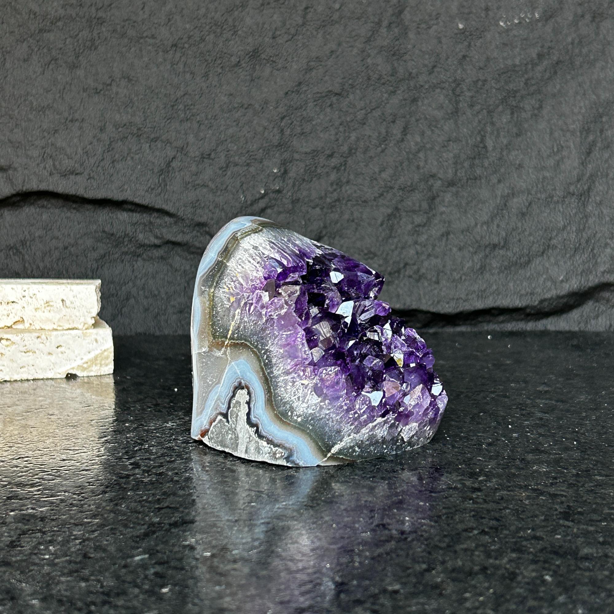 Amethyst cathedral geode, Amethyst self standing, Real amethyst