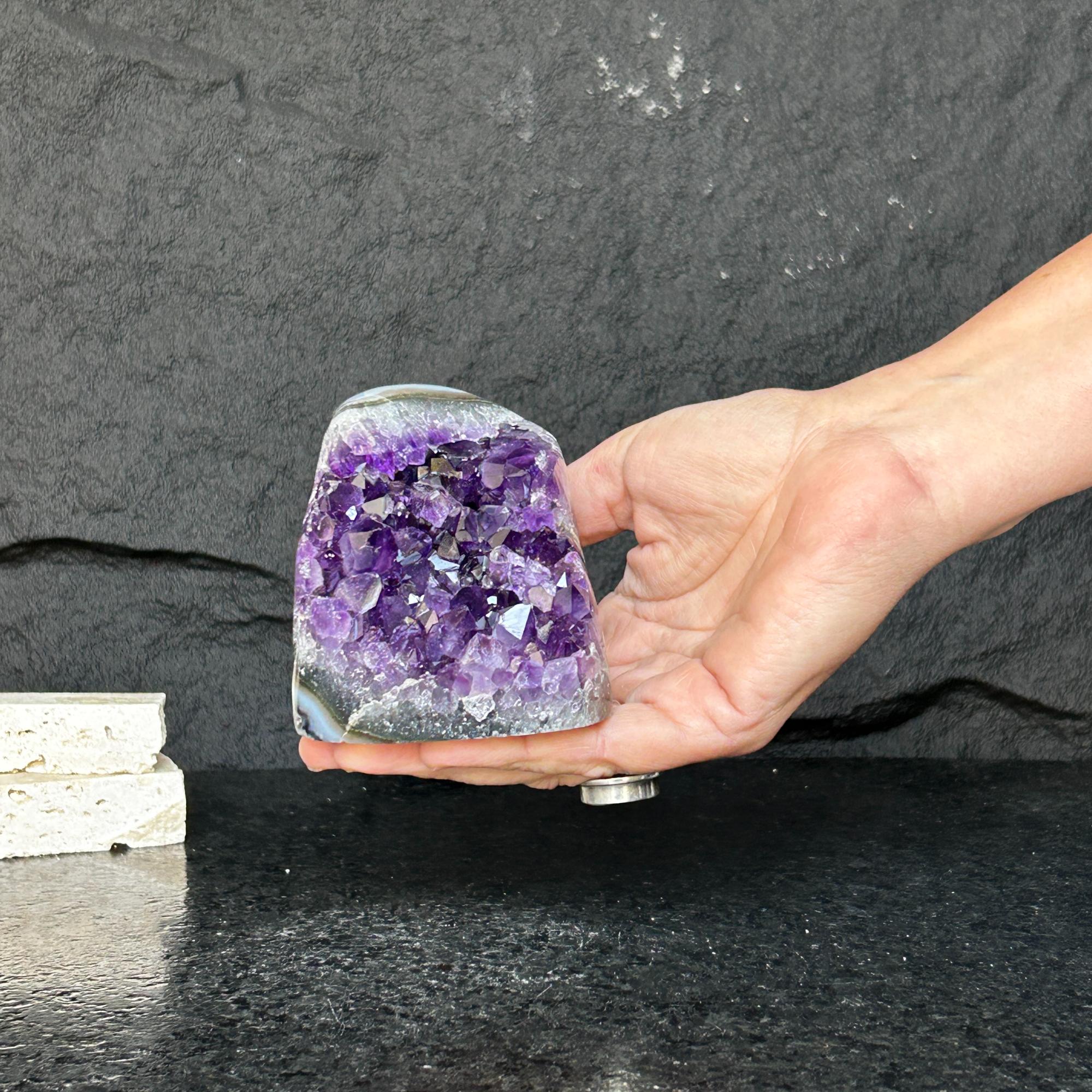 Amethyst cathedral geode, Amethyst self standing, Real amethyst