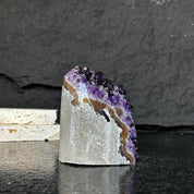 Large Amethyst geode, Unique crystal cluster with Agate formations