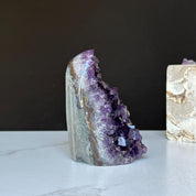 Large Amethyst geode, Unique crystal cluster with Agate formations