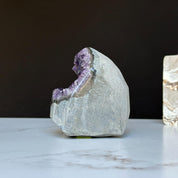 Large amethyst geode with FREE GIFT BOX, Mindfulness gift