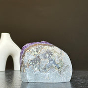 Amethyst cave, crystal purple amethyst