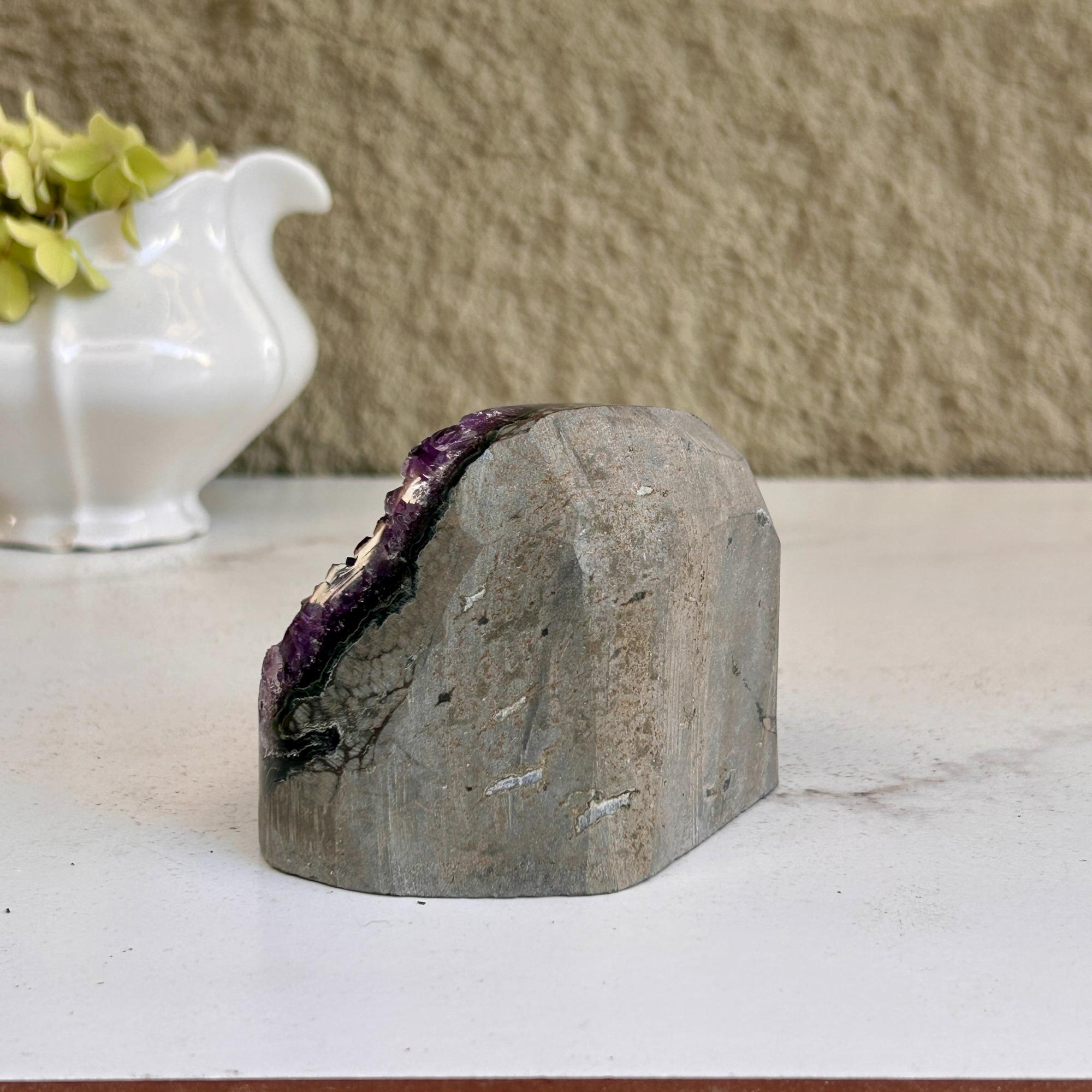 Amethyst raw stone, Cathedral amethyst, large crystal cluster