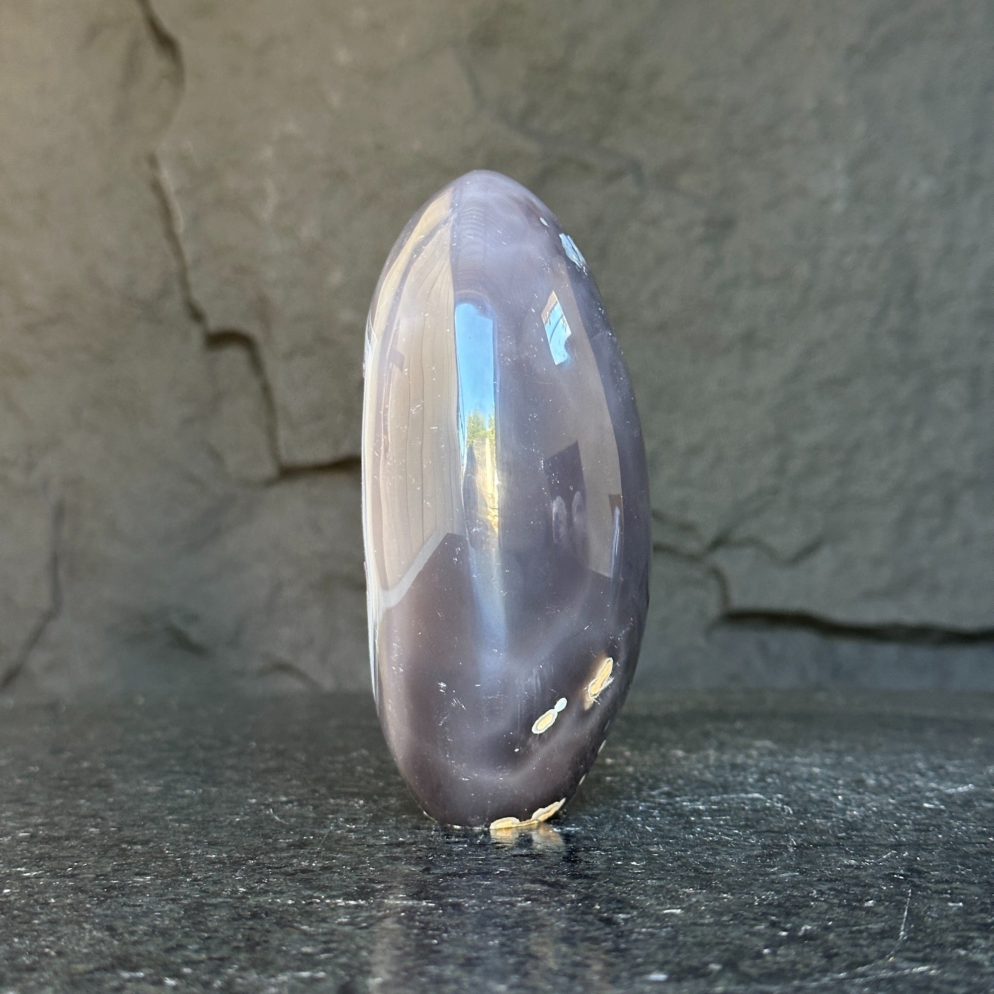 Incredible Deep Purple Amethyst Stone, Egg shaped crystal piece, AAA amethyst quality Oval Full polished Crystal