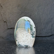 Crystal Geode, home decor with crystals, quartz and amethyst find, Amethyst with agate egg shaped
