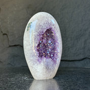 Amethyst Geode Cave, Large Cave shaped, wonderful piece for collectors, Full polished, Stunning decor Crystal