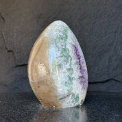Incredible Statement Amethyst Crystal Piece, Amethyst Geode just for collectors, Extra large (8.5 in tall) Uruguayan Egg shaped Crystal
